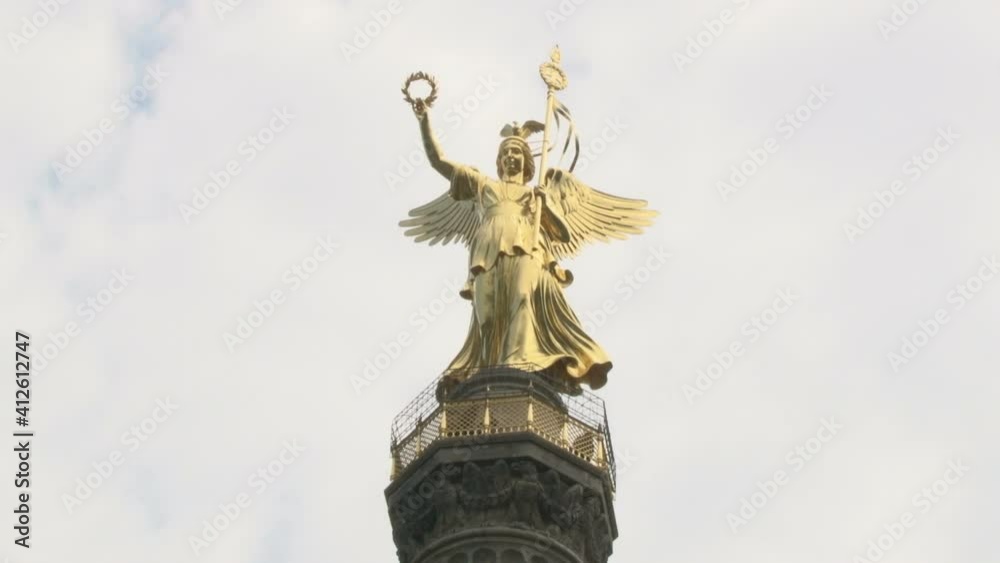Berlin Victory Column, Golden statue of a woman Berlin Victory Column, Golden statue of a woman