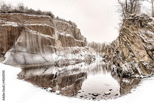 Photography Prokop's valley, lake, Prague, Czech republic