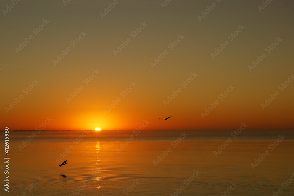 sunset on the beach of the Caribbean Sea. Caribbean beach sunset sunset on the beach of the Caribbean Sea. Caribbean beach sunset