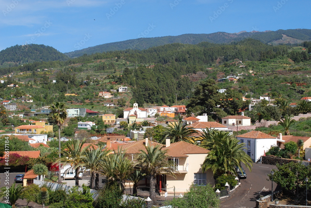 Kanaren - La Palma - Puntagorda - Ortsansicht