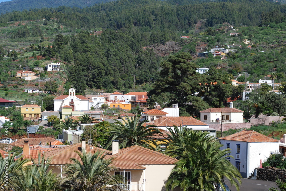 Kanaren - La Palma - Puntagorda - Ortsansicht