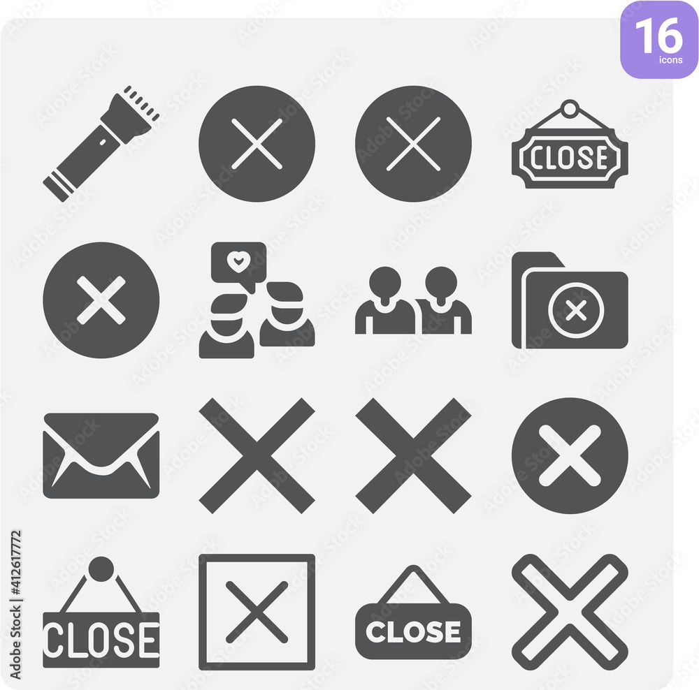 Simple set of relatives related filled icons. Simple set of relatives related filled icons.