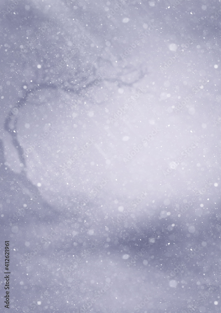 A 3d digital render of a snowy foggy background. A 3d digital render of a snowy foggy background.