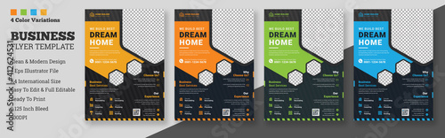 

Construction Renovation Flyer Template Design, Construction Flyer Layout design templates for a business construction company, Construction Flyer Layout with Yellow Accents