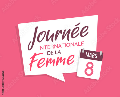 Journée Internationale de la Femme - 8 Mars