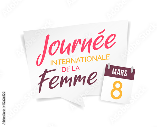Journée Internationale de la Femme - 8 Mars