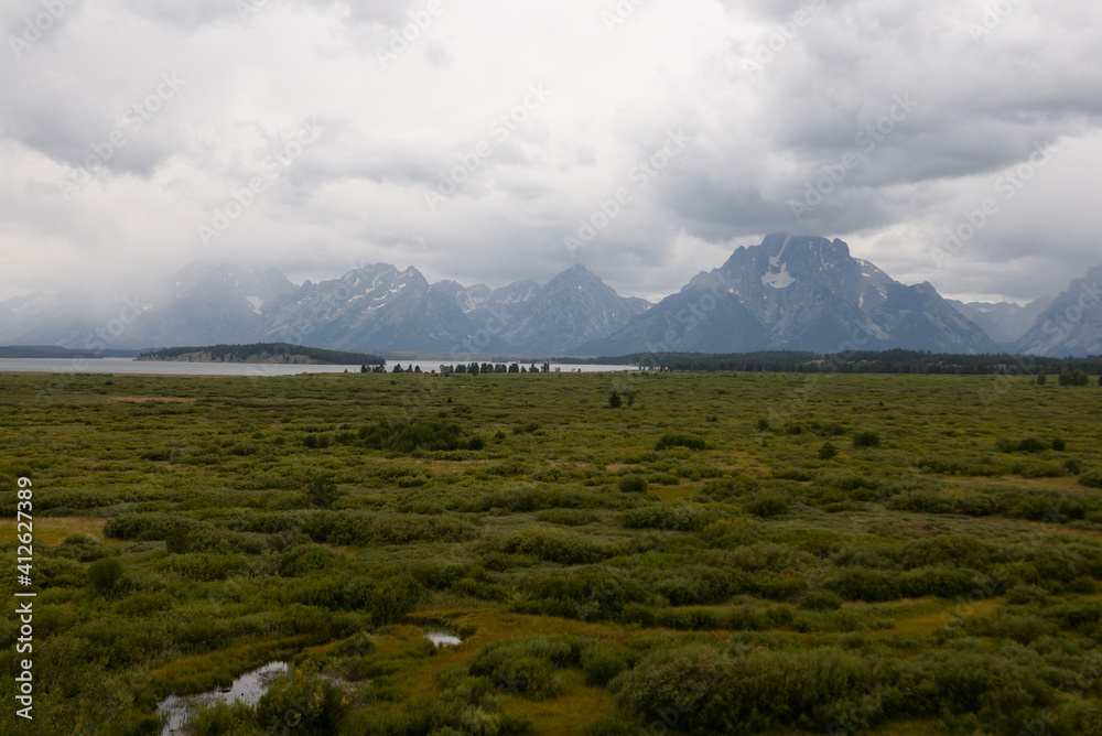 Landscape of Grand Teton National Park