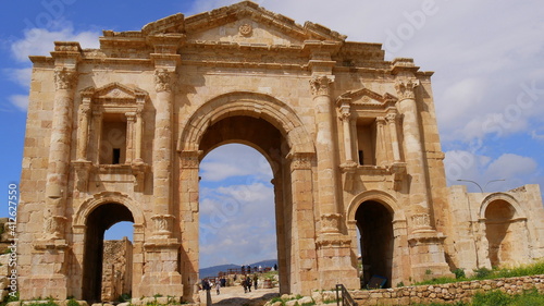Triumphbogen von Jerash/Gerasa in Jordanien