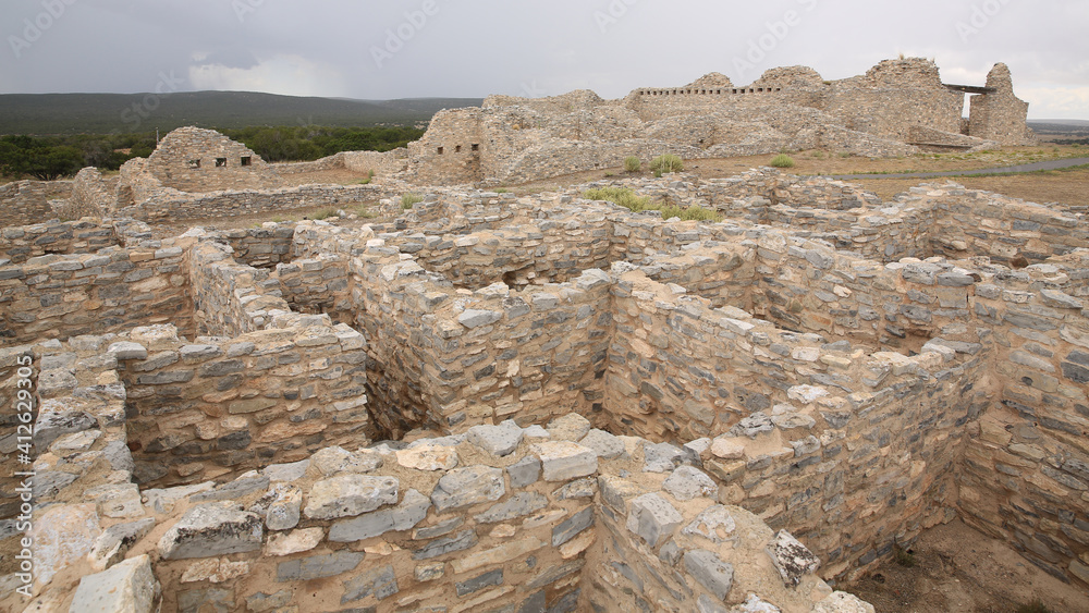 Salinas Pueblo Missions National Monument in New Mexico, USA, Gran Quivira ruins