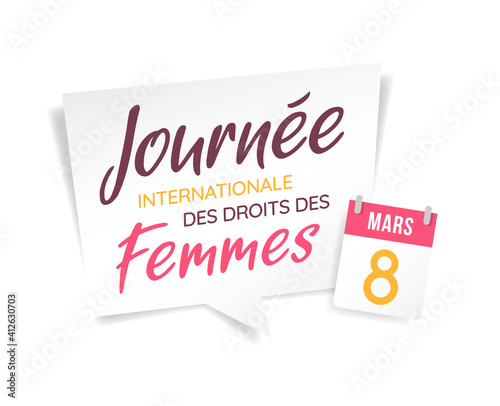 Journée Internationale des droits des Femmes - 8 Mars