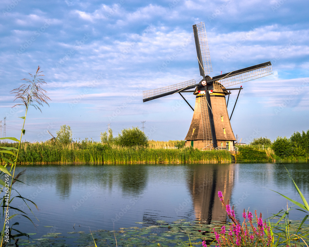 Dutch windmill, Kinderdijk