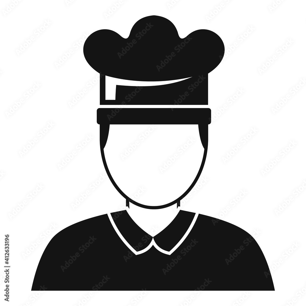Cook icon. Simple illustration of cook vector icon for web design isolated on white background Cook icon. Simple illustration of cook vector icon for web design isolated on white background