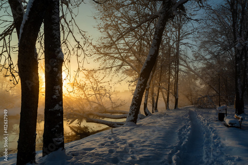 Piękna zima na Podlasiu, Polska