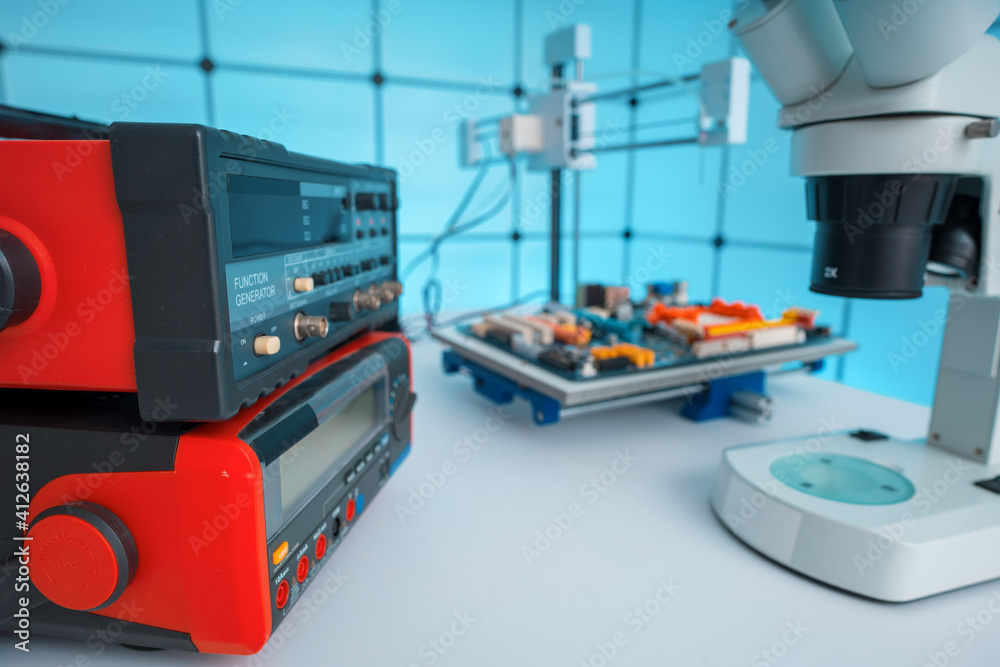 Automated control of printed circuit boards. Control of chip mounting. Automated control of printed circuit boards. Control of chip mounting.