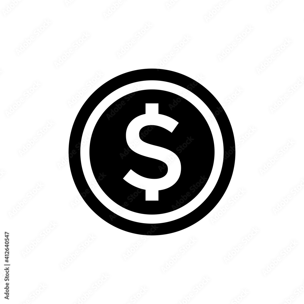 money coin icon design vector template money coin icon design vector template