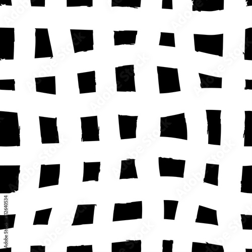 Abstract watercolor seamless pattern lines background in color