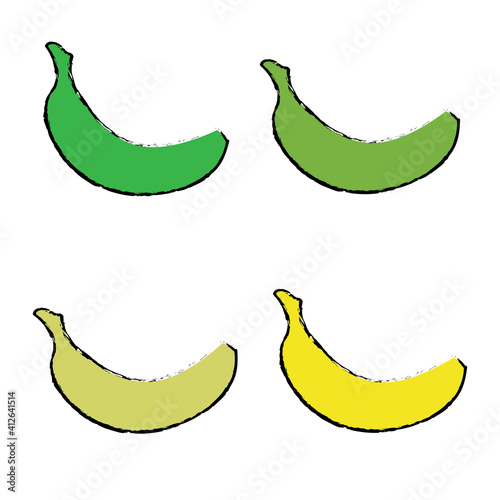 Yellow banana food sweet fruit fun nice