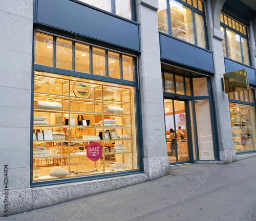 Swiss Shop Store Zurich Switzerland Stock Photo Stock Images Stock Pictures