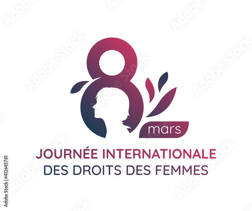 Obraz na płótnie Journée Internationale des droits des Femmes - 8 Mars