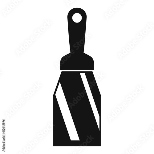 Putty knife build icon. Simple illustration of putty knife build vector icon for web design isolated on white background