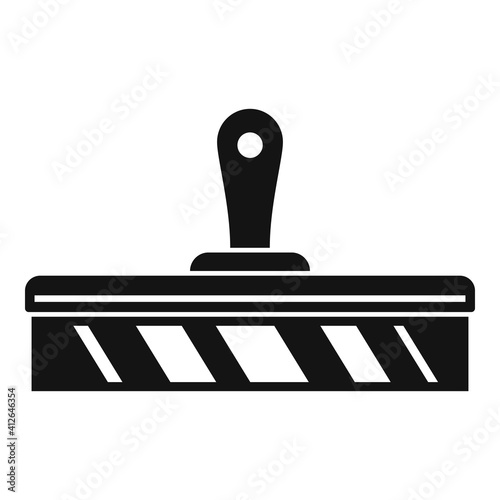 Putty knife spackle icon. Simple illustration of putty knife spackle vector icon for web design isolated on white background