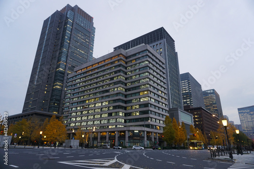 Tokyo Skyscrapers Marunouchi Chiyoda City Japan Stock Photo Stock Images Stock Pictures