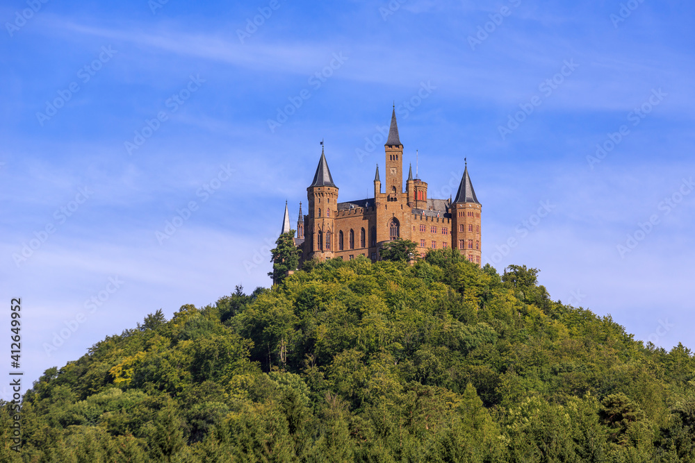 Hohenzollern Castle in Baden-Württemberg, Germany Hohenzollern Castle in Baden-Württemberg, Germany