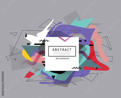 Vector  abstract geometric background 