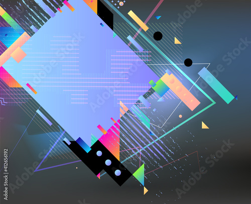 Vector, abstract geometric background 