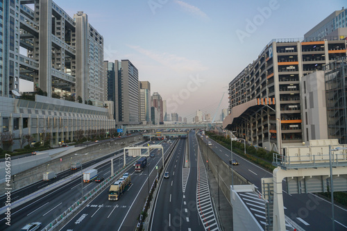 Tokyo Highway Road Odaiba Tokyo Japan Stock Photo Stock Images Stock Pictures
