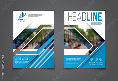 brochures A4 report abstract flyers vector set. art flyers templates brochures A4 size, abstract examples design for graphics , vintage design, imposed geometric dynamic pattern background.