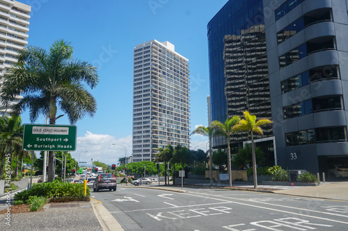 Street in Gold Coast Queensland Australia Stock Photo Stock Images Stock Pictures © Artem Dulub