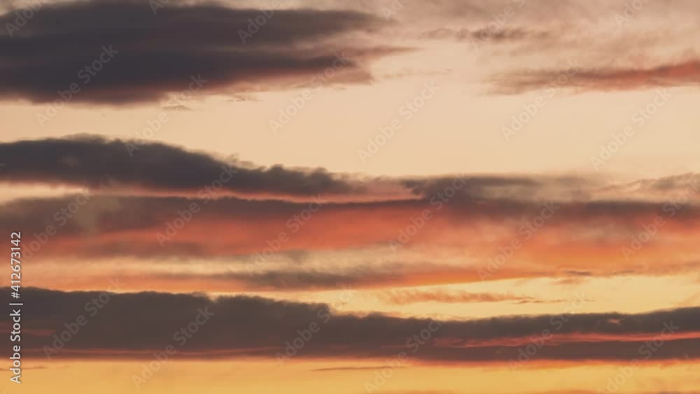 Time lapse with fast moving clouds on blue sky at sunset. Time lapse with fast moving clouds on blue sky at sunset.