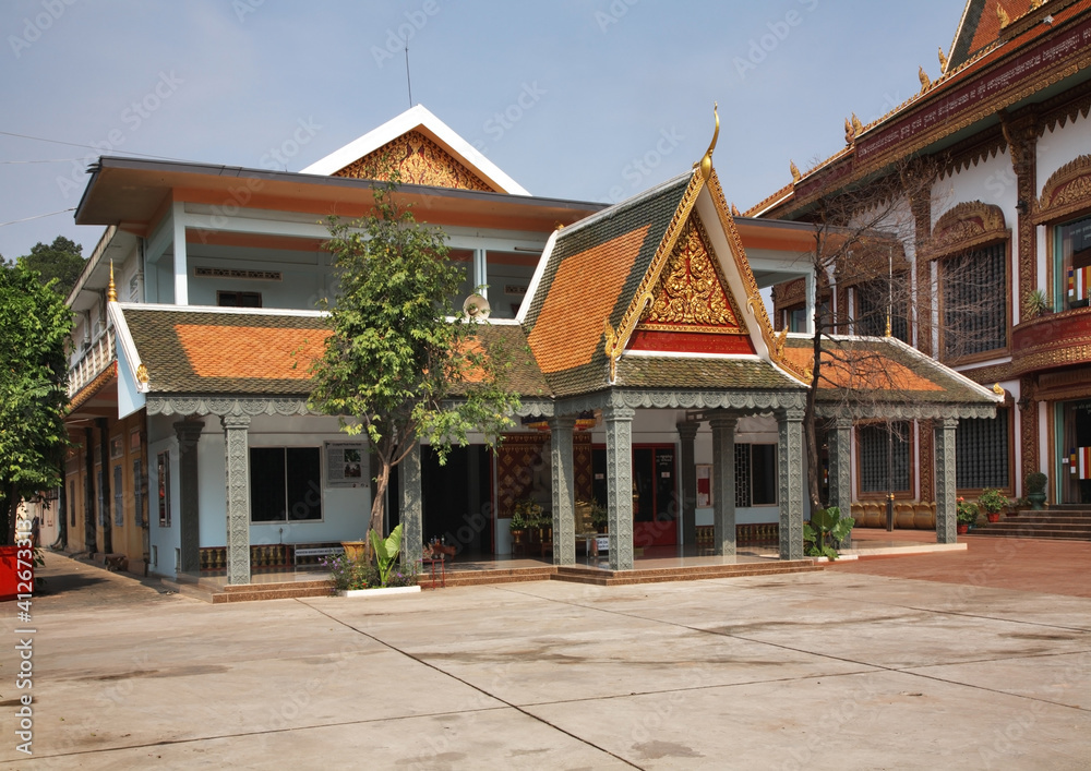 Obraz premium Wat Preah Prom Rath in Siem Reap (Siemreap). Cambodia