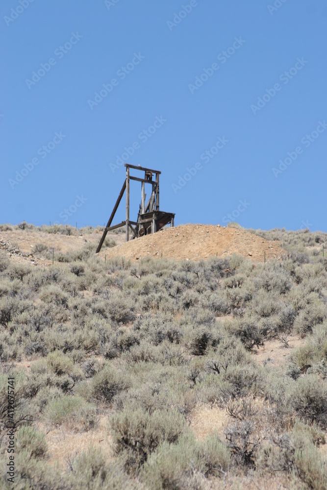 Naklejka premium Photos in and Around Bodie State Park