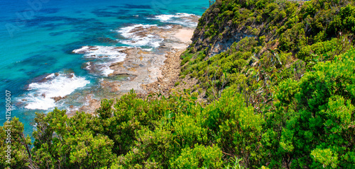Amazing coastline along the Great Ocean Road, Australia
