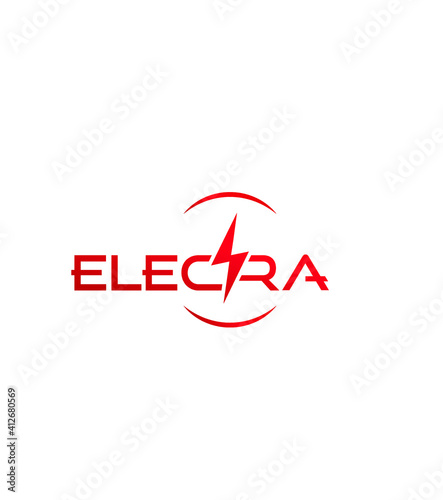 Electra logo template, vector logo for business and company identity 