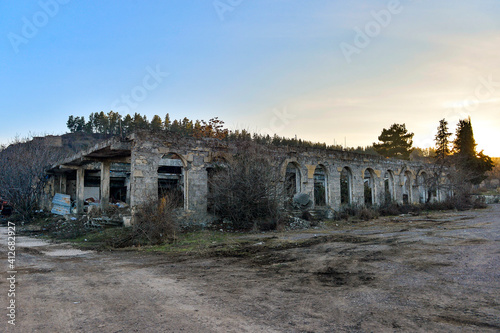 Ruins of Zangilan city in Karabakh 