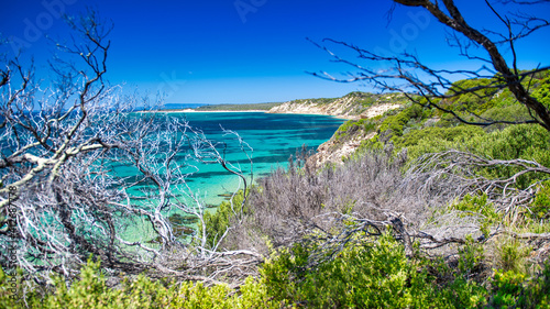 Mornington Peninsula National Park coastline on a beautiful day, Australia photo