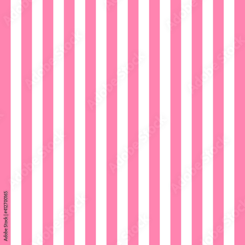 Pattern for Valentines day. Repetitive vertical strips of pink and white color. Striped pattern. Seamless texture background. Vector illustration