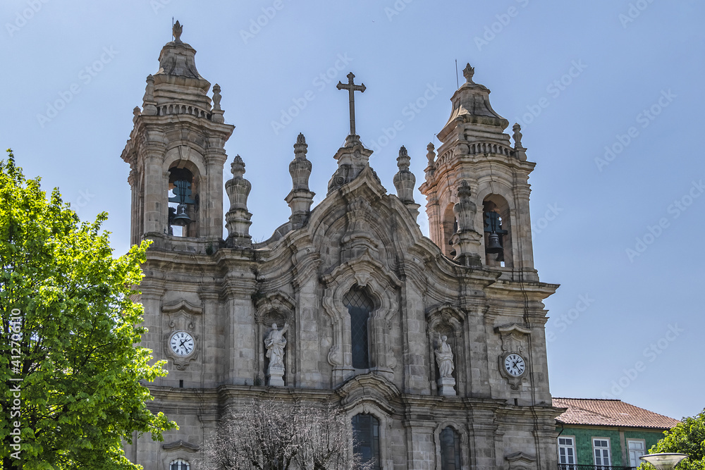 The Convento dos Congregados, also referred to as the Convent of the Congregation of Sao Filipe de Neri - XVIII century baroque Basilica in Braga, Portugal.
