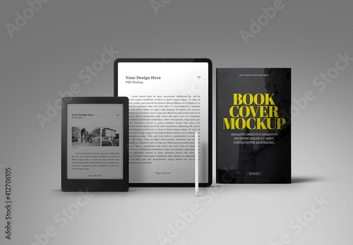 E-Book Reader Mockup Tablet Pro 12.9"