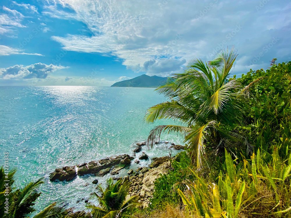 Fototapeta premium Puerto Rico Punta Tuna Lighthouse view