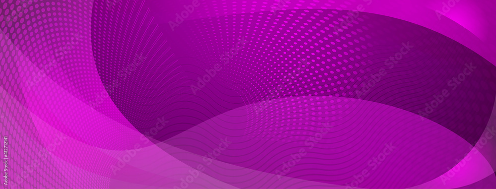Abstract background made of curves and halftone dots in purple colors Abstract background made of curves and halftone dots in purple colors