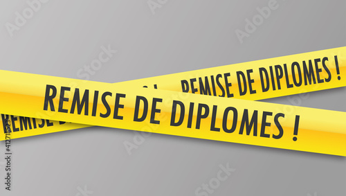 Logo remise de diplômes.