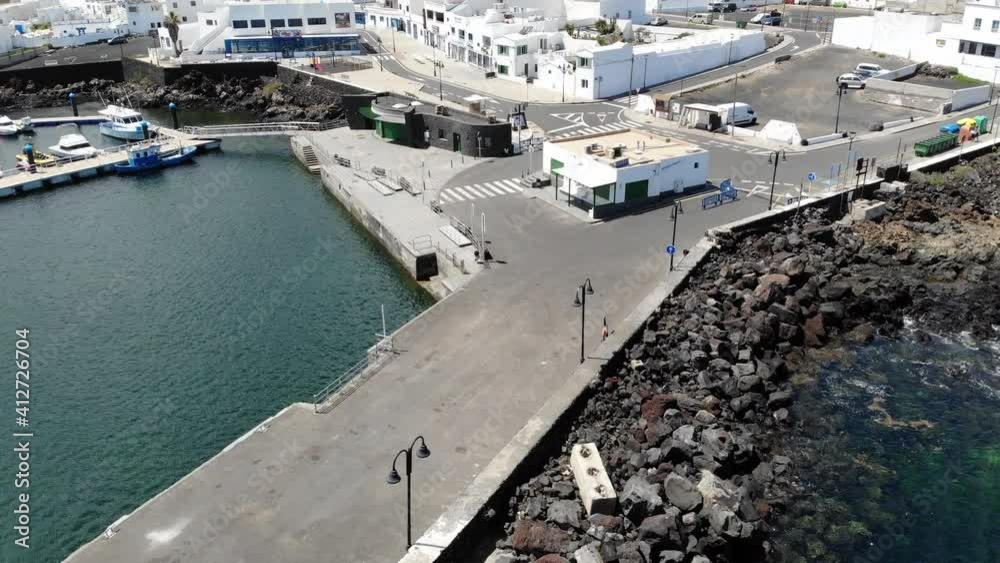 puerto de orzola, Lanzarote aerea