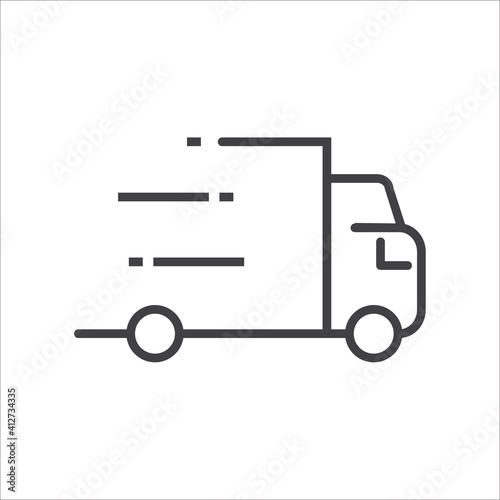 Simple Food Delivery Related Vector Line Icons.
