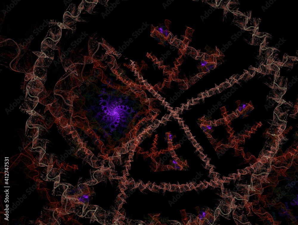 Imaginatory fractal background Image Imaginatory fractal background Image