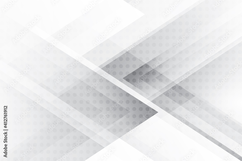 Abstract geometric white and gray color background with halftone effect. Vector illustration. Abstract geometric white and gray color background with halftone effect. Vector illustration.