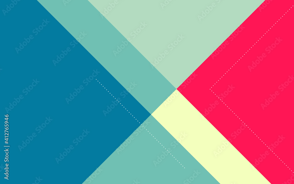 Modern Abstract Background with Triangle Flat Style and Pastel Colors